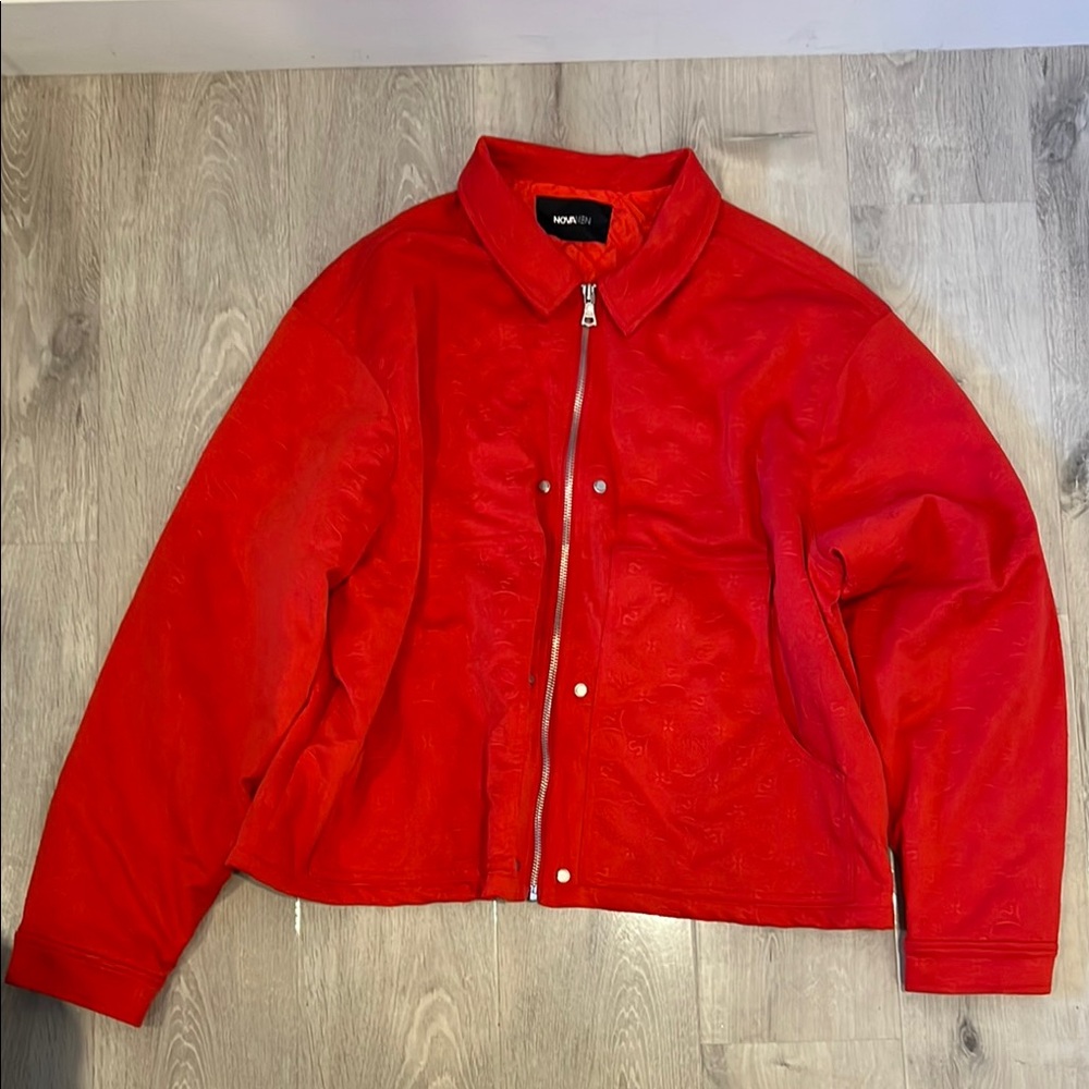 Fashion Nova Red Lightweight Jacket